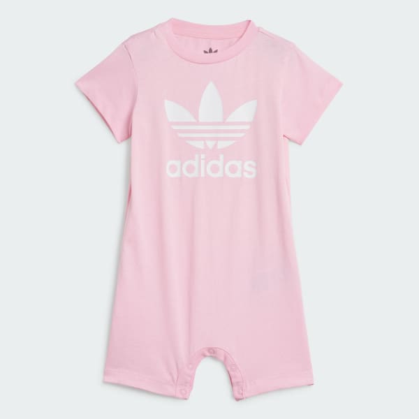 adidas Gift Set Jumpsuit and Beanie Pink adidas New Zealand
