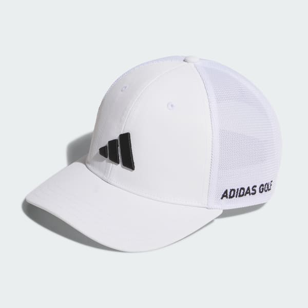 ホワイト 【ゴルフ】サイドロゴ メッシュキャップ