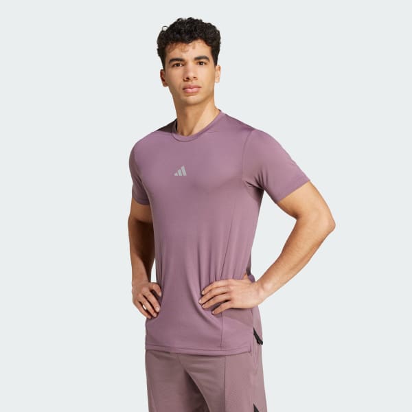 Violeta Playera Designed For Training HEAT.RDY HIIT