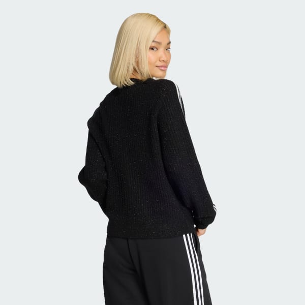cerná ADIDAS ORIGINALS KNIT CREW Sweatshirt
