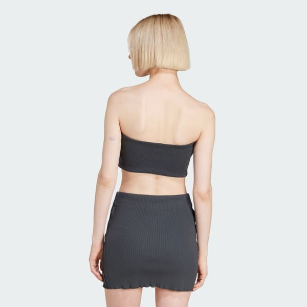 Grey Rib Tube Top
