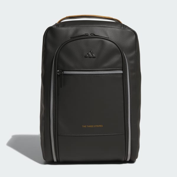 値交有！JAPAN！シューズバッグ アディダス 【ゴルフ】ポリウレタン シューズバッグ - ブラック