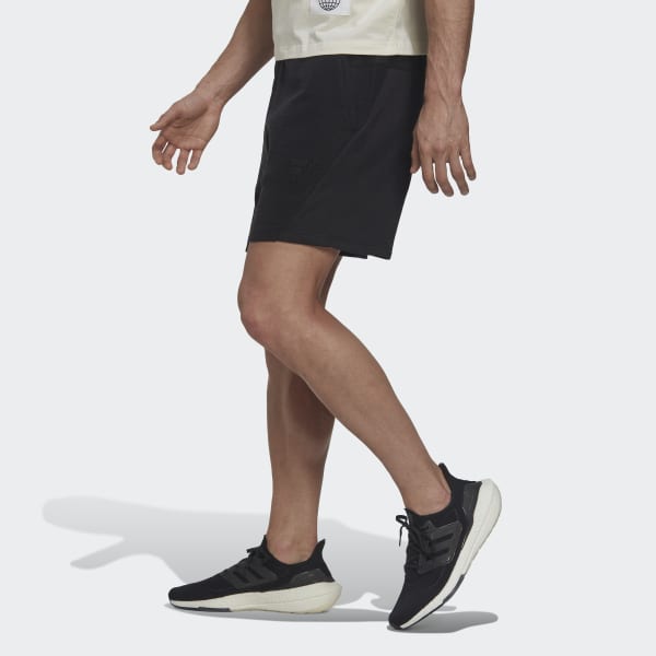 Svart Reversed French Terry Shorts (unisex) KA247