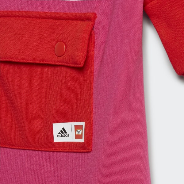 Burgundy adidas x LEGO® DUPLO® sparkedragt