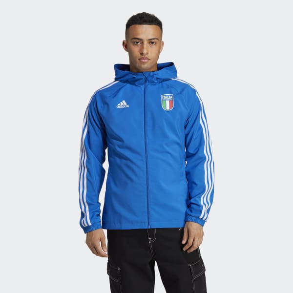 adidas Italy Windbreaker - Blue | Men's Soccer | adidas