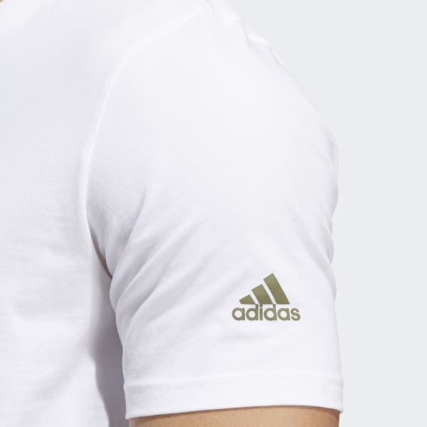 Blanco Polera Sketch Liner Estampada H1747