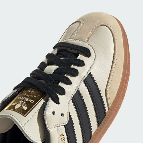 Adidas samba beige white best sale