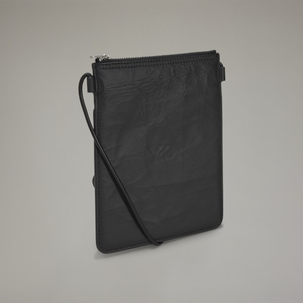 アディダス Y-3 LEATHER CROSSBODY BAG - ブラック | アディダス