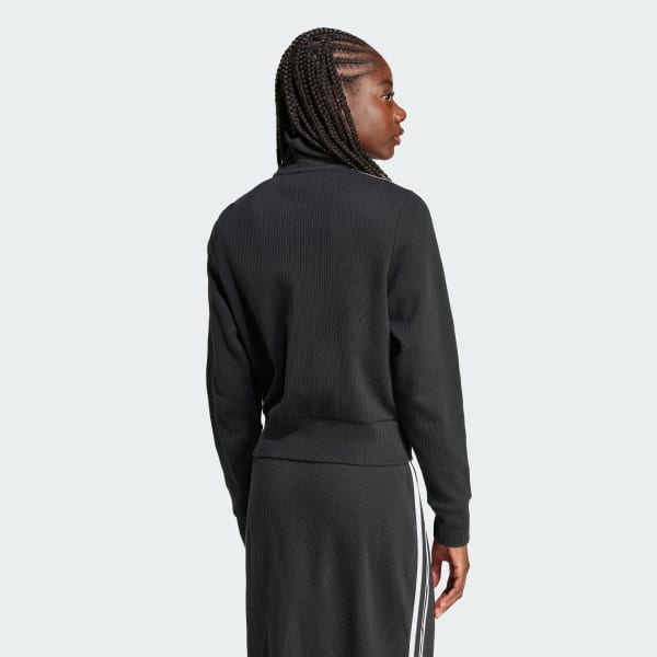 Black adidas Knitted Track Top