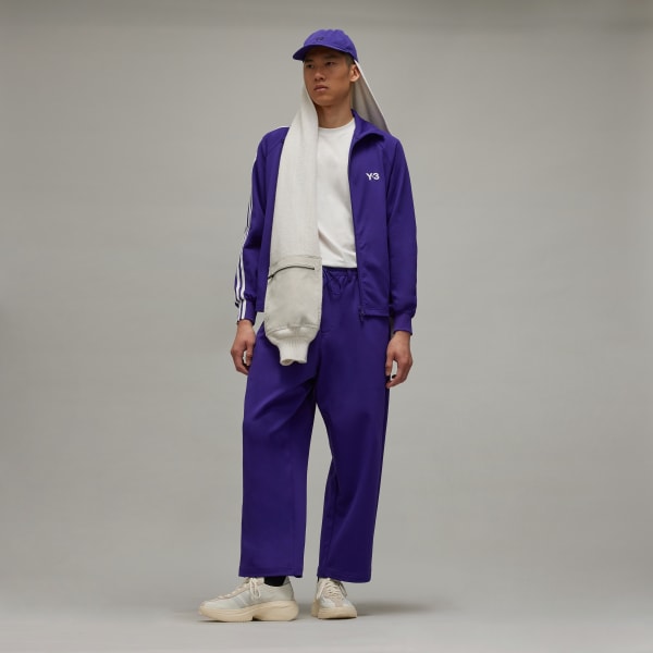 Purple Y-3 3-Stripes Track Top