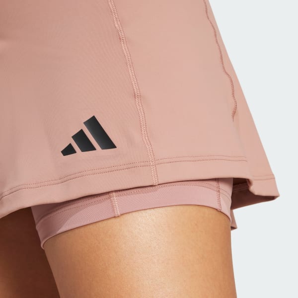adidas Optime Skort With Integrated Bike Shorts - Pink
