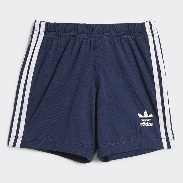 Niebieski Trefoil Shorts Tee Set