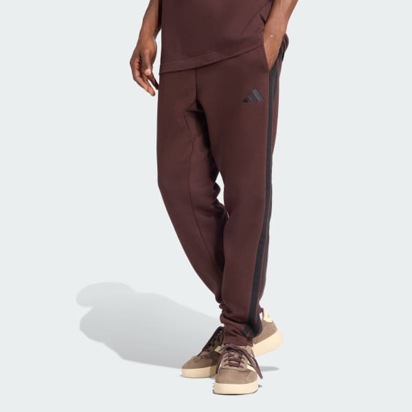 Marron Pantalon molleton 3 bandes Essentials