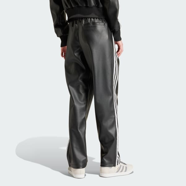 adidas Faux Leather SST Track Pants - Blue | adidas Canada