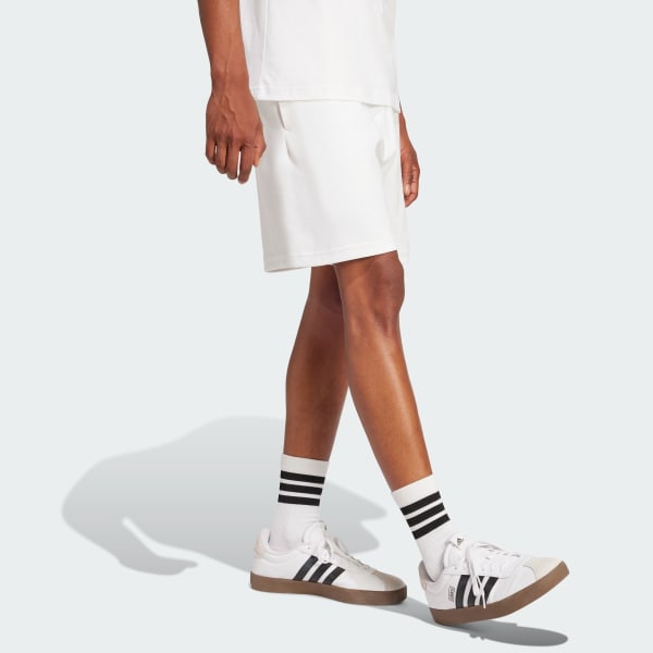White Future Icons Small Logo Shorts