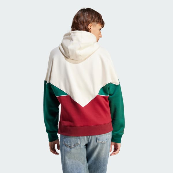 Green top hoodie adidas