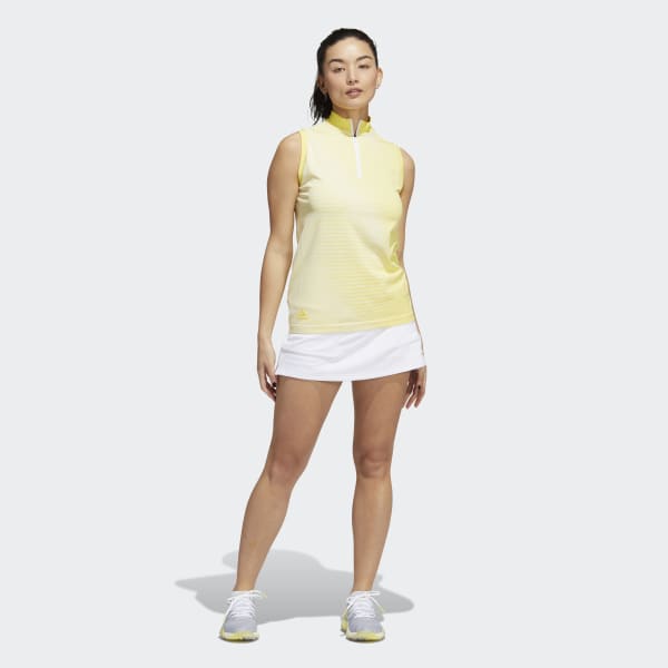 Κίτρινο Primeknit Sleeveless Polo Shirt V9123