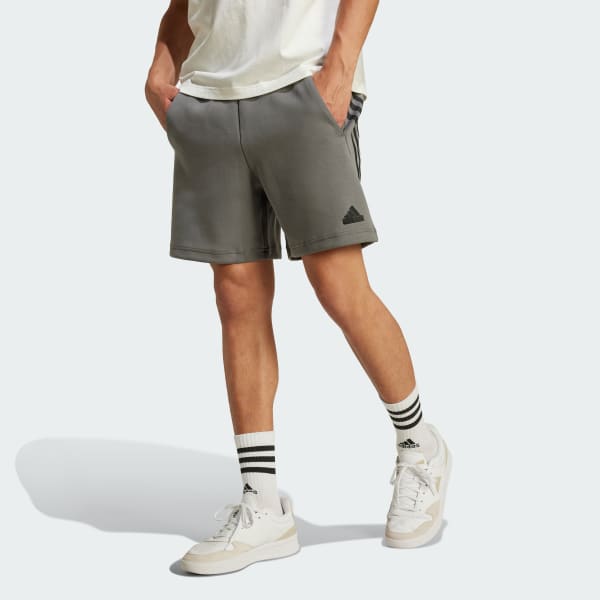 Grau Future Icons 3-Streifen Shorts