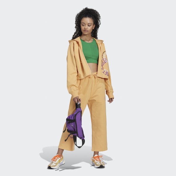Żolty adidas by Stella McCartney Cropped Sweat Pants BWC63