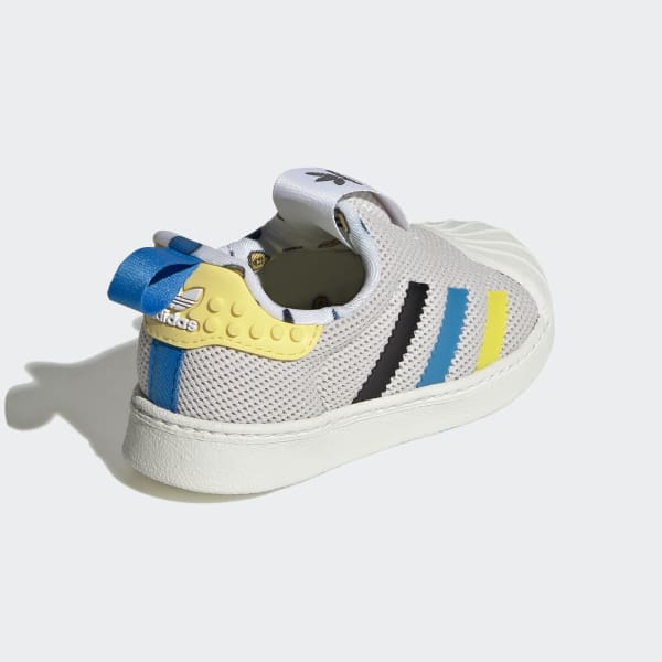 Adidas superstar 80s clearance primeknit kids yellow