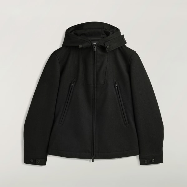 adidas Y-3 Bonded Melton Jacket - Black | Free Shipping with