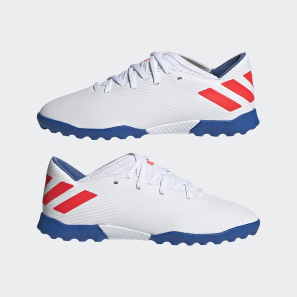 Adidas Nemeziz Messi 19 3 Turf Boots White Adidas Turkey