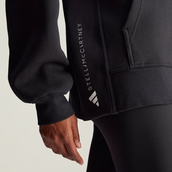 adidas by Stella McCartney フルジップ パーカー - ブラック