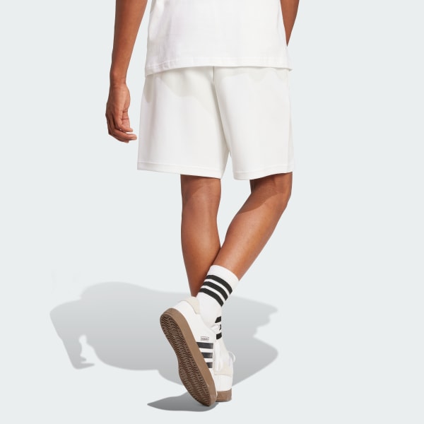 White Future Icons Small Logo Shorts
