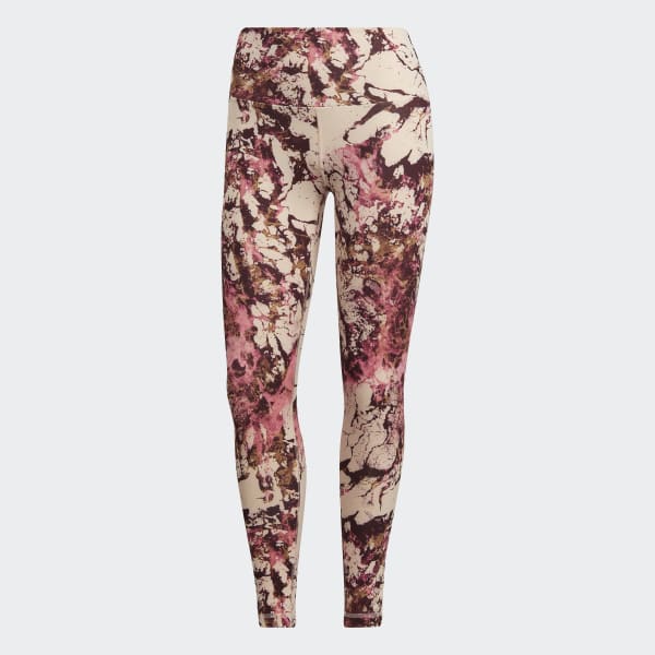 Arancione Leggings 7/8 da yoga Essentials Print