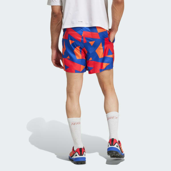 modrá Šortky Terrex Multi Light Printed