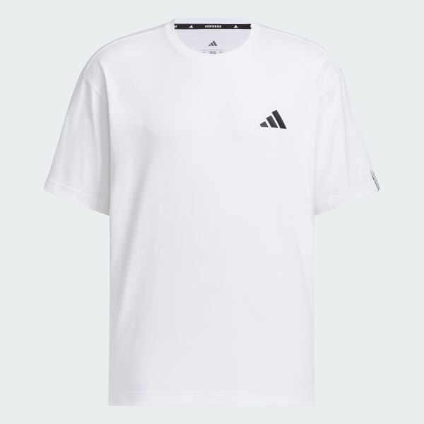 ホワイト エッセンシャルズ プラス ルーズフィット スモールロゴ 半袖Tシャツ