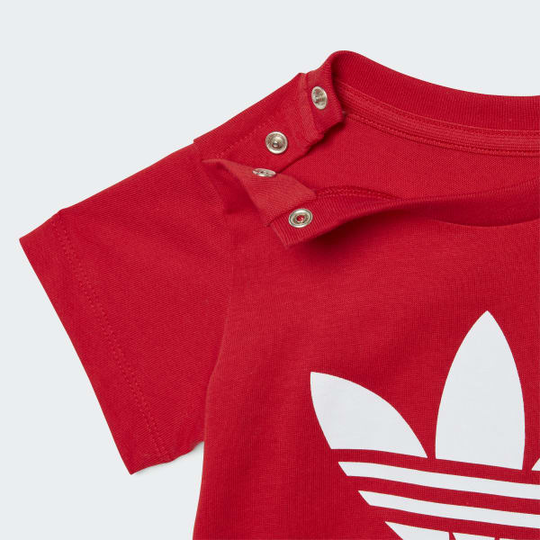 adidas Trefoil Tee Kids Red adidas Thailand