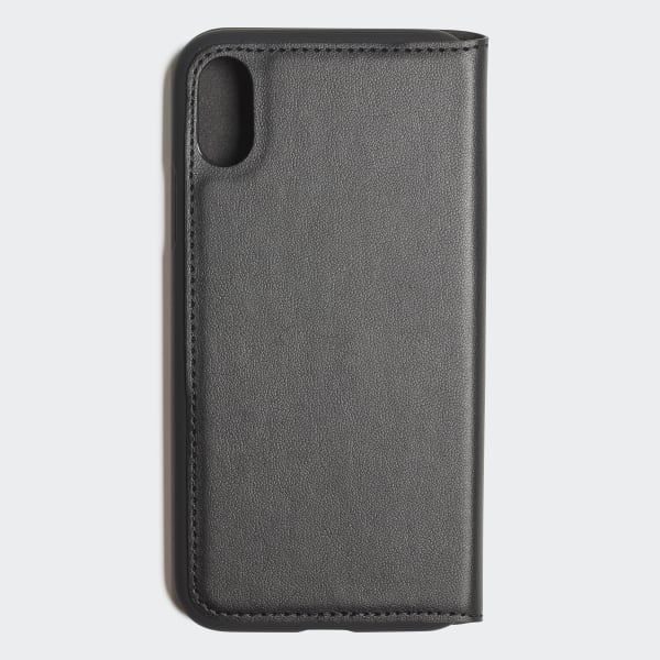 Schwarz Basic Logo Booklet iPhone X Schutzhülle