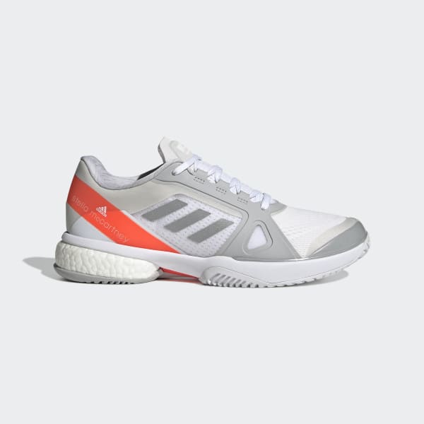 tennis shoes adidas white orange
