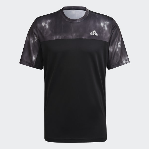 Negro Polo de Entrenamiento AEROREADY Workout con Estampado Chalk N5460