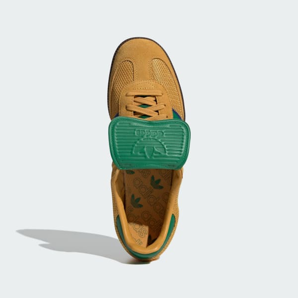 Green yellow adidas samba online