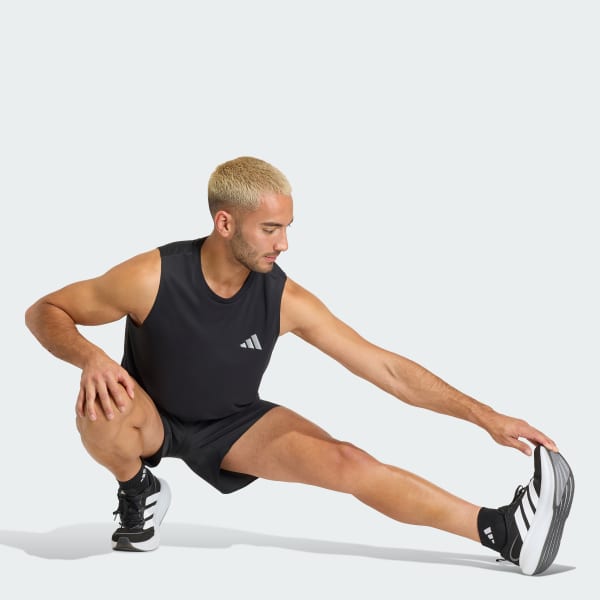 ブラック Adi365 ランニング エッセンシャルズ タンクトップ