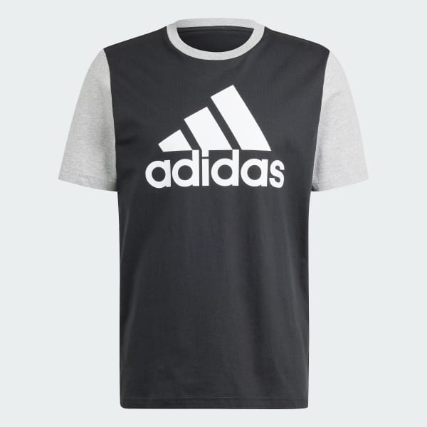 Black Essentials Single Jersey Big Logo Tee