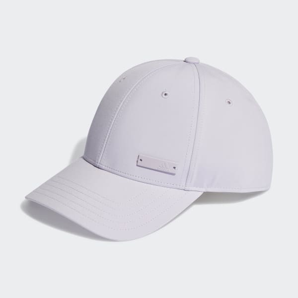 Morado Gorra de Béisbol Liviana Logo Metálico