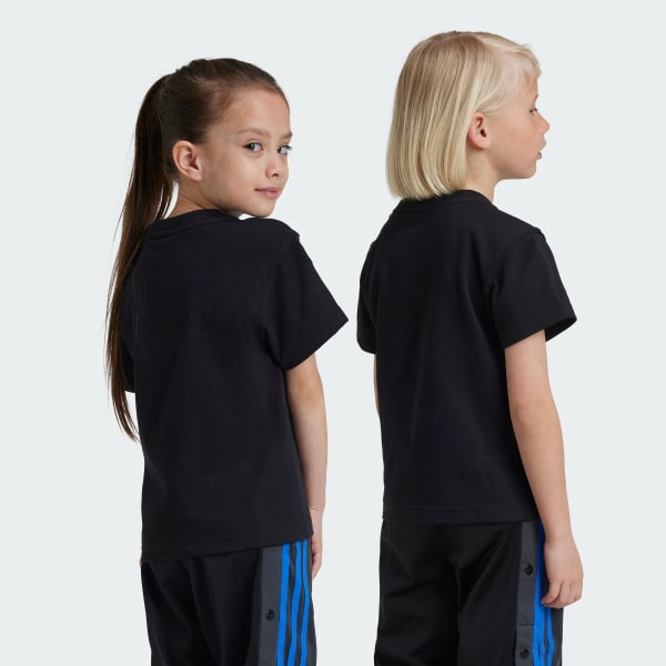 Negro Polera Adicolor Trifolio Niños