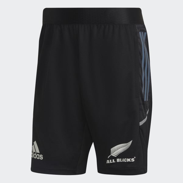 Black All Blacks Rugby Gym Shorts IXR67