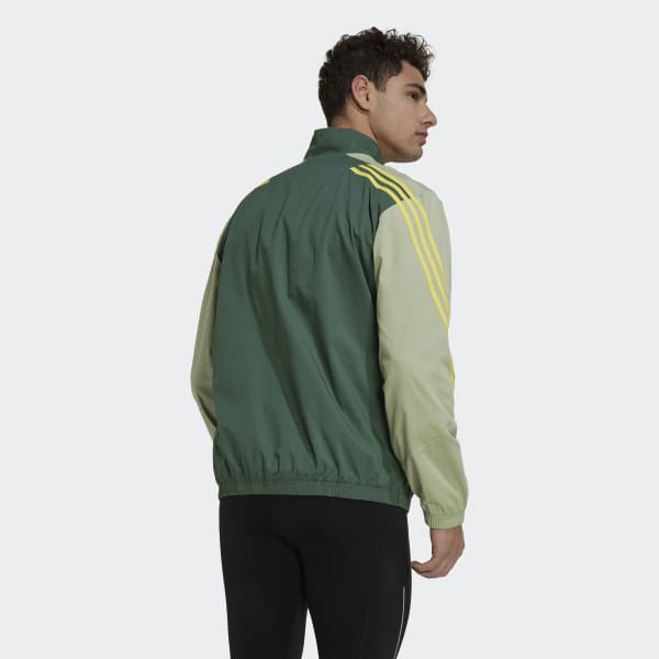 Groen Berlin Marathon Future Icons Trainingsjack EBS68