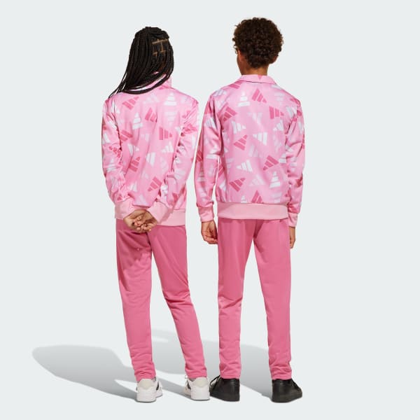 Rosa Agasalho de malha Seasonal Essentials Logo Celebration juvenil