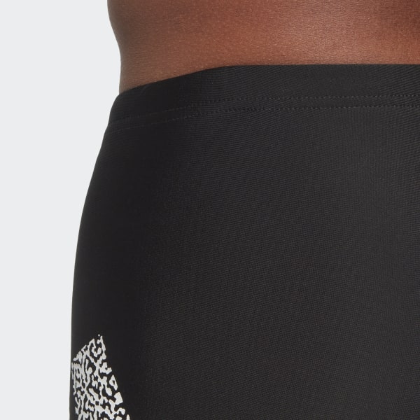 Zwart Branded Zwemboxer