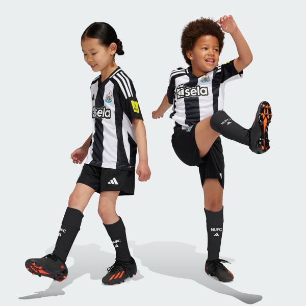 Black Newcastle United FC 24/25 Home Mini Kit Kids