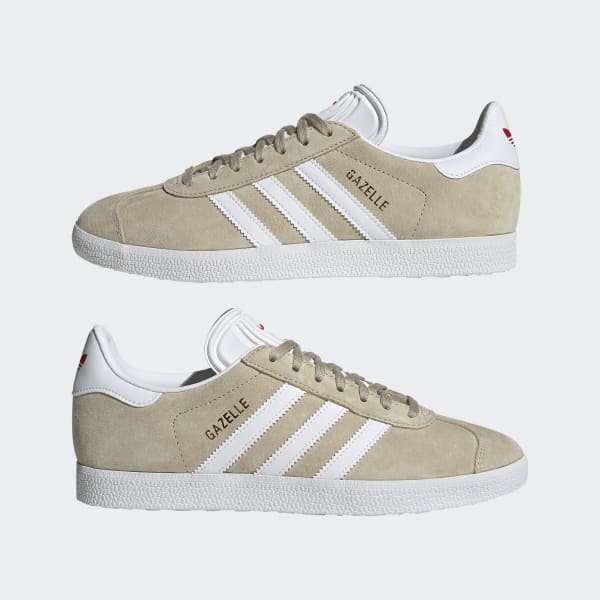 Women's Gazelle Beige and Cloud White Shoes | Women's & Originals ...