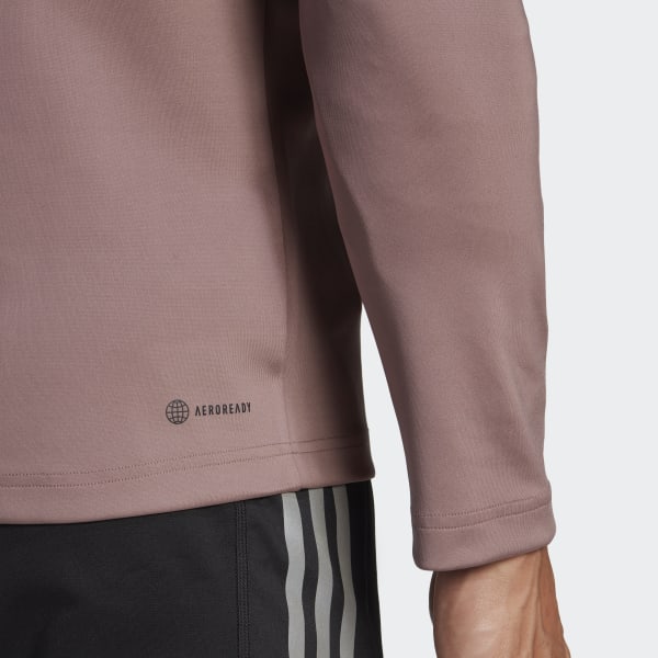 Lila Training 1/4-Zip Colourblock Longsleeve BVS47
