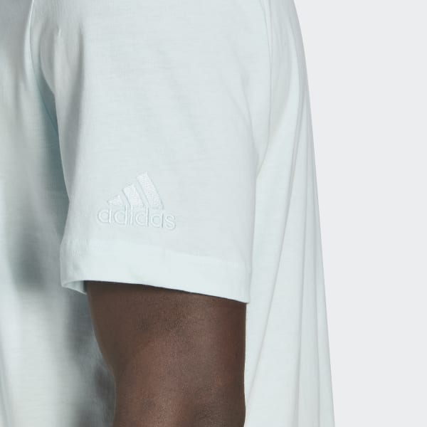 Adidas embroidered shop mirror logo tee