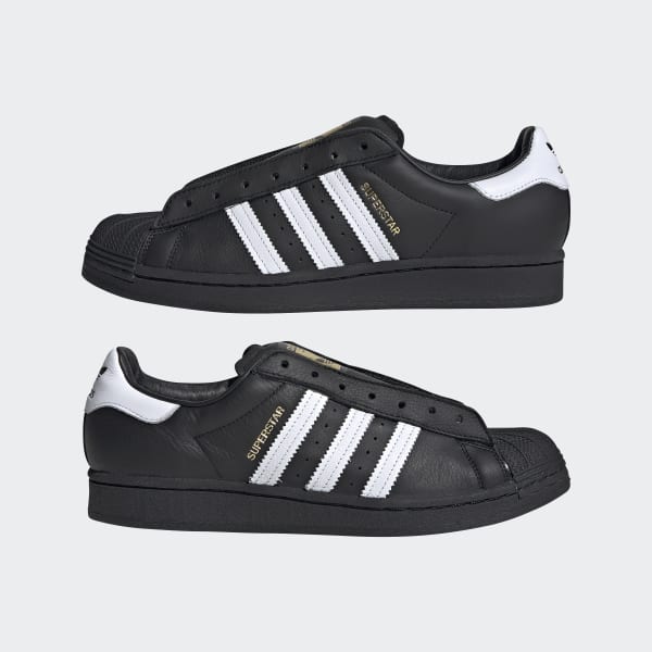 Adidas superstar clearance sin cordones negras
