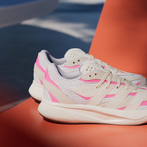 ★adidas★ Light Blaze Ice Pink adidas Lightblaze Shoes Kids - White | Free Shipping with